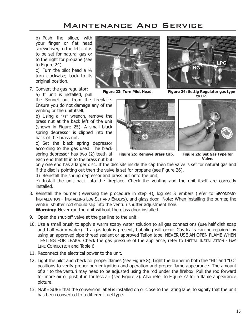 Maintenance and service | Enviro C-11089 User Manual | Page 15 / 44