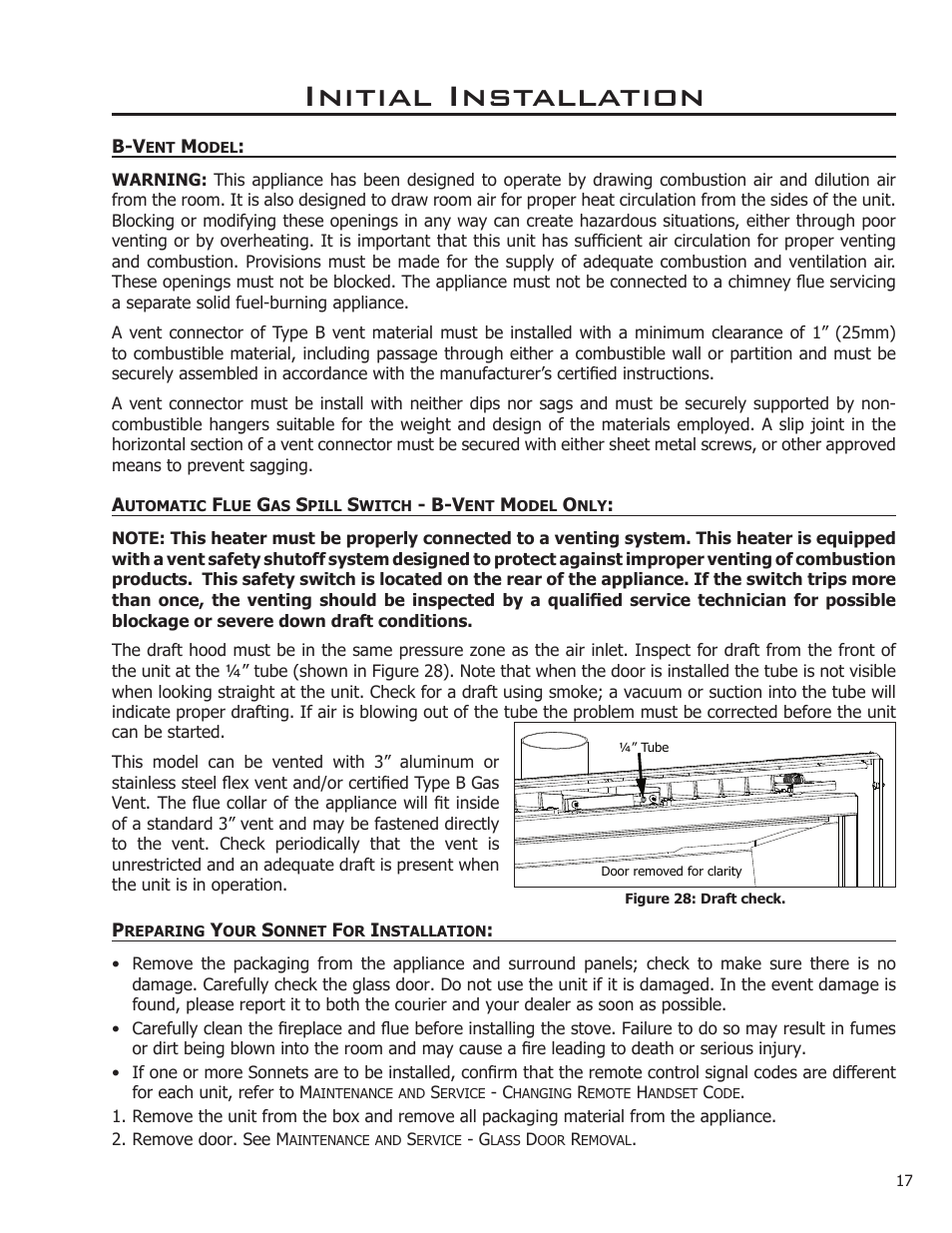 Initial installation | Enviro C-11089 User Manual | Page 17 / 44