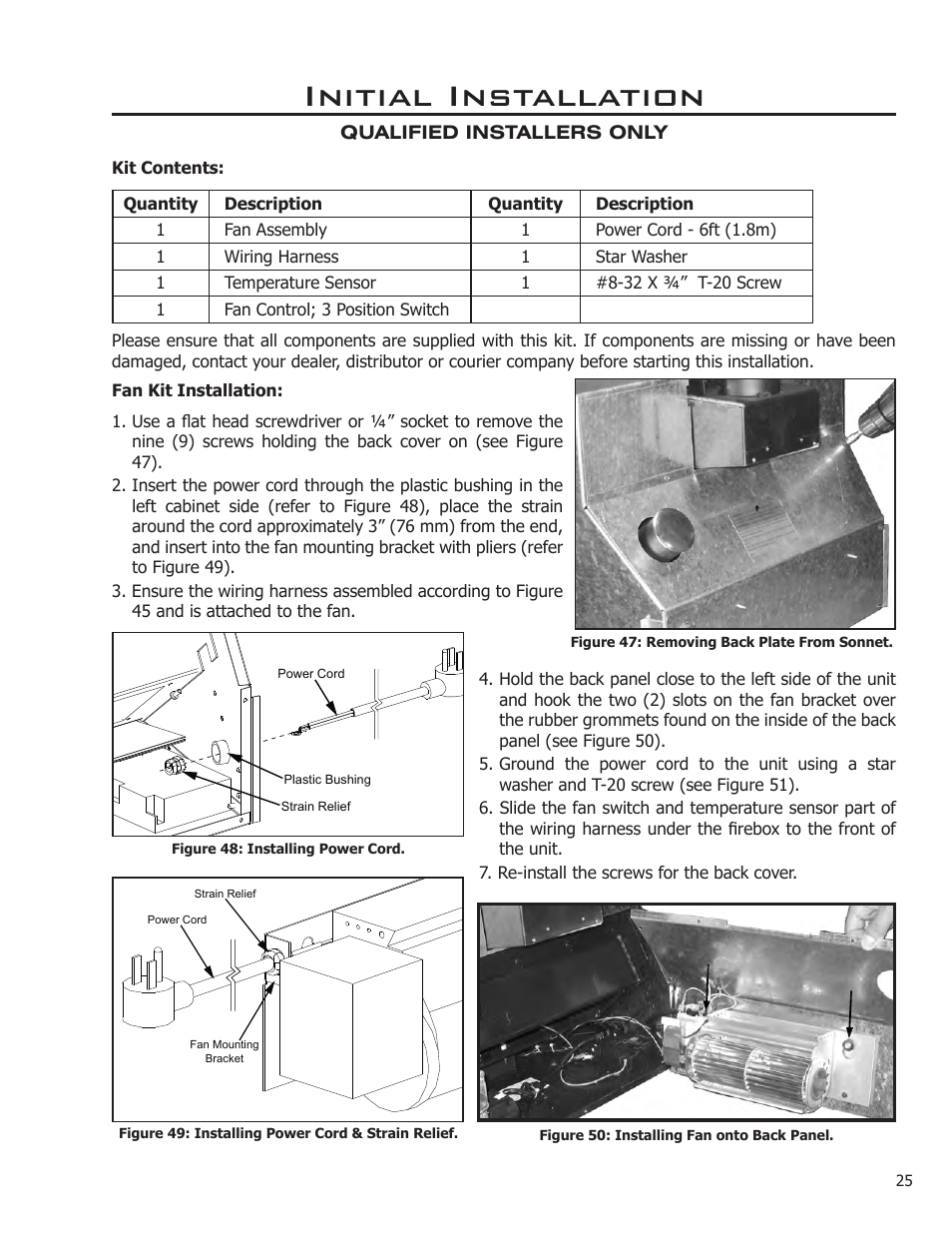 Initial installation | Enviro C-11089 User Manual | Page 25 / 44