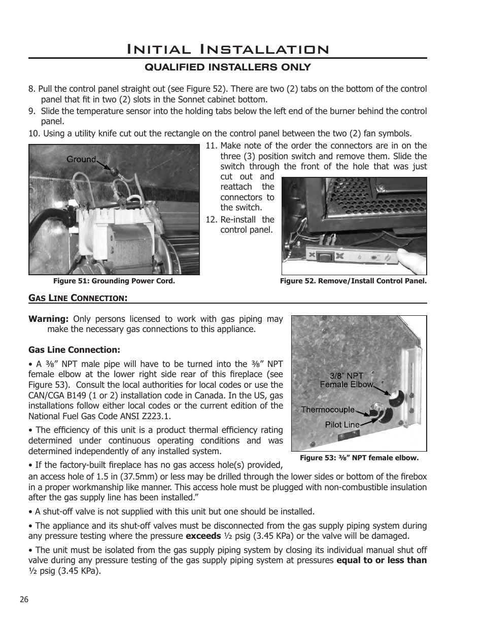 Initial installation | Enviro C-11089 User Manual | Page 26 / 44