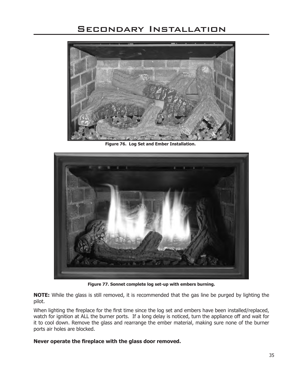 Secondary installation | Enviro C-11089 User Manual | Page 35 / 44