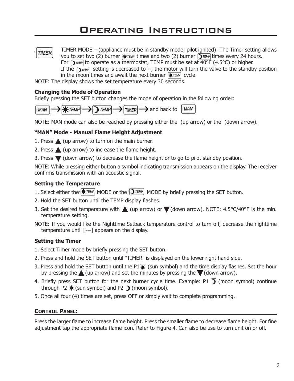 Operating instructions | Enviro C-11089 User Manual | Page 9 / 44