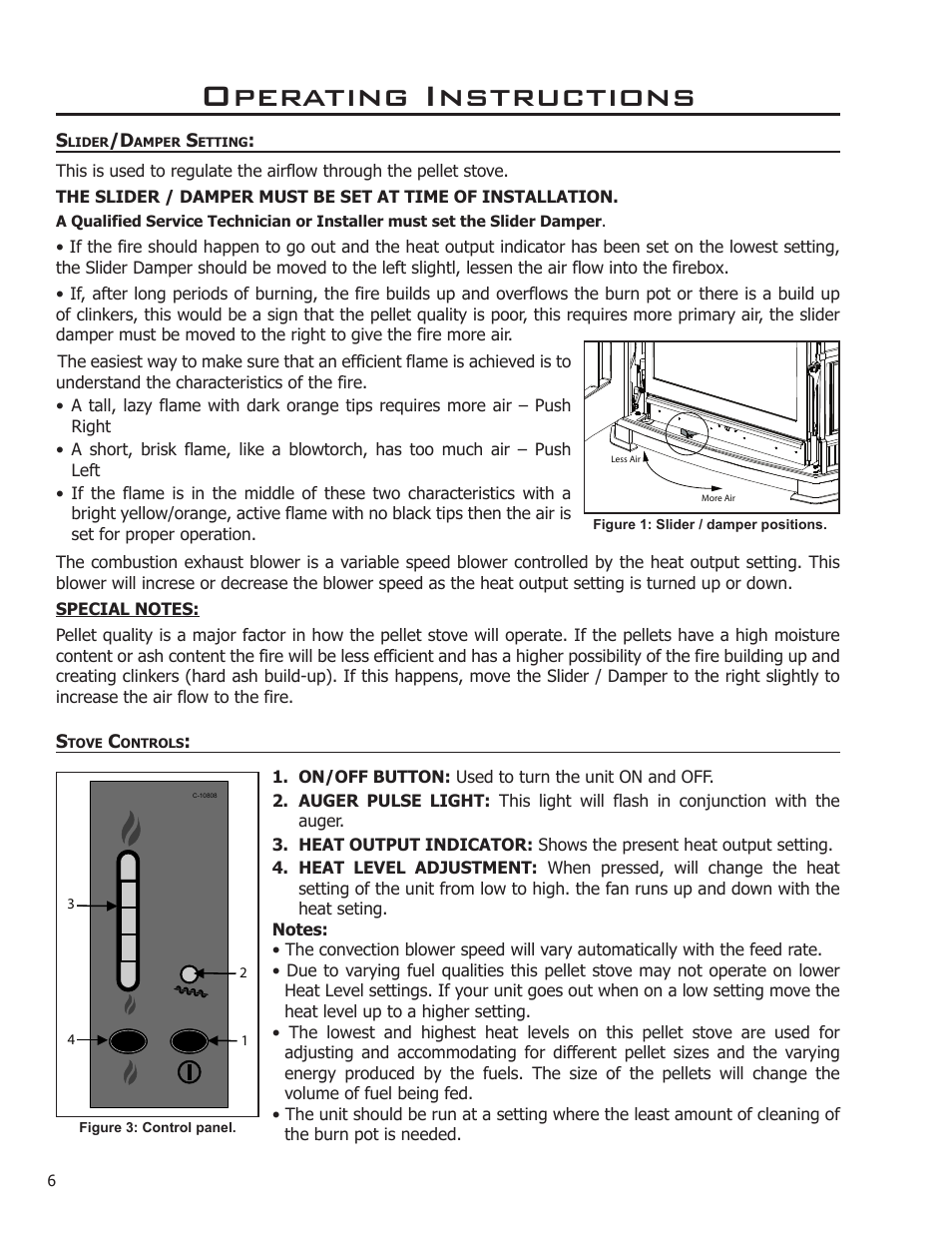 Operating instructions | Enviro C-10969 User Manual | Page 6 / 12