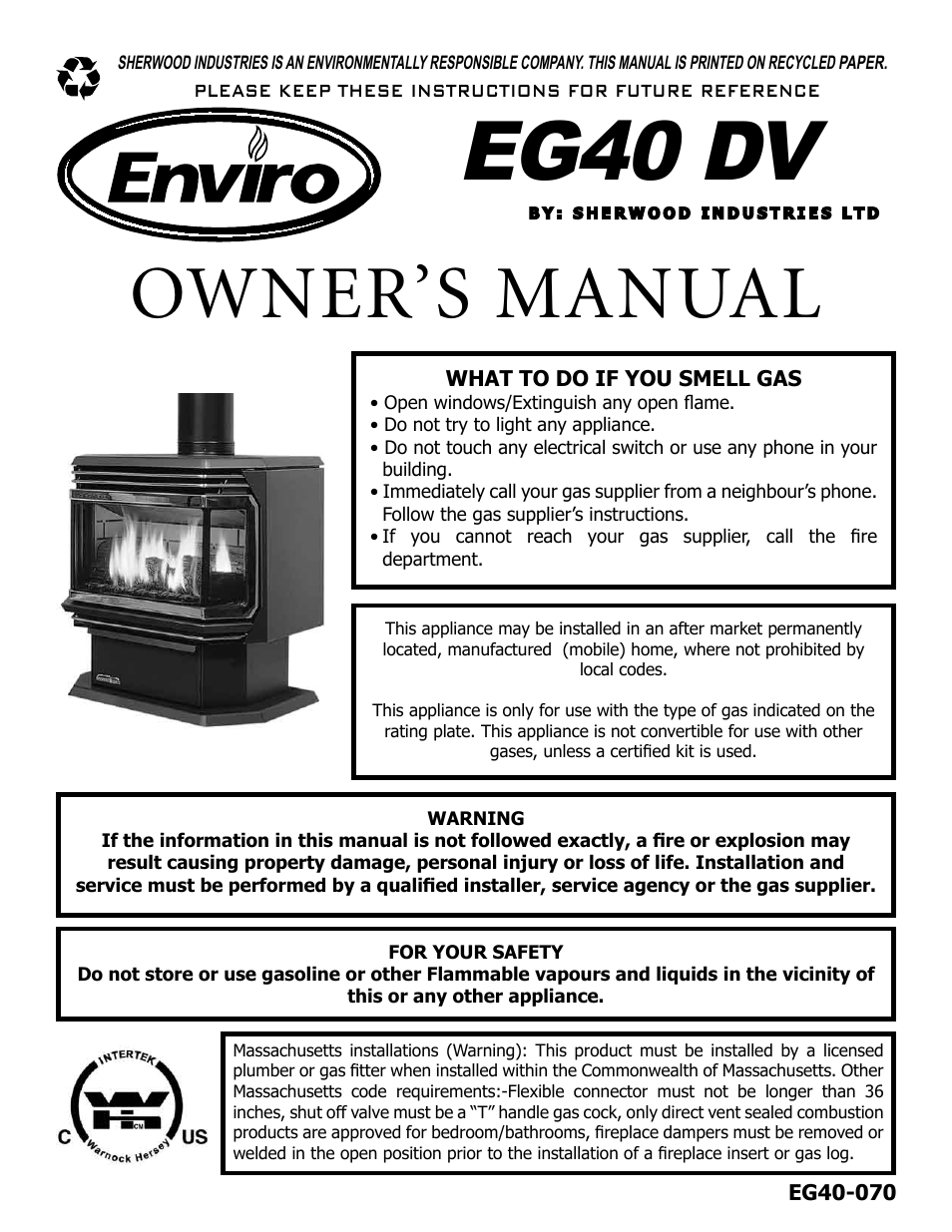 Enviro C-10365 User Manual | 33 pages