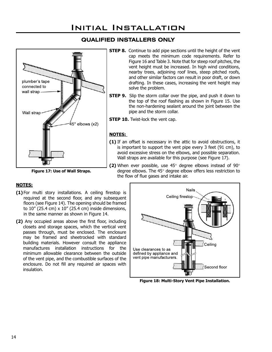 Initial installation | Enviro C-10365 User Manual | Page 14 / 33