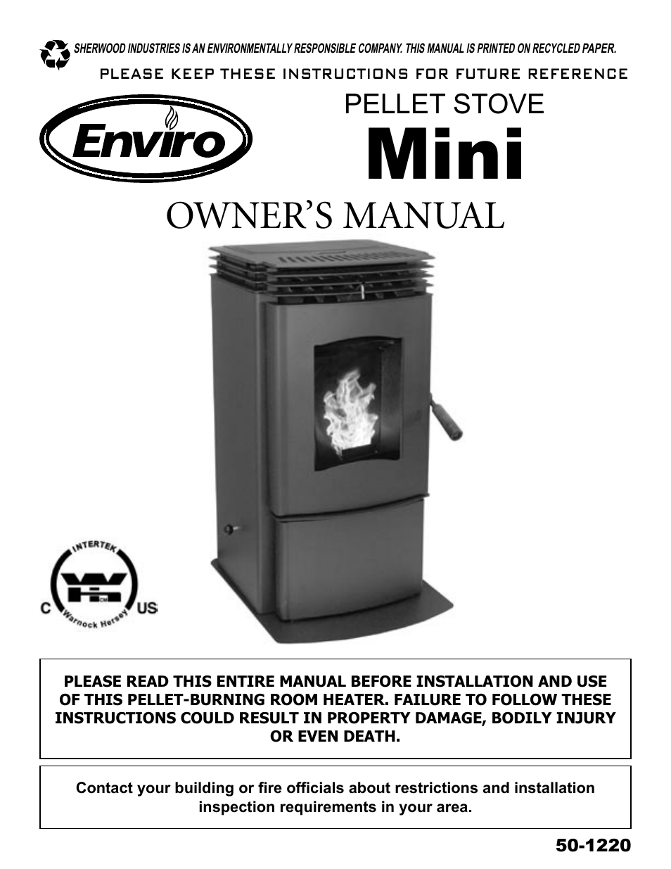 Enviro C-10984 User Manual | 14 pages