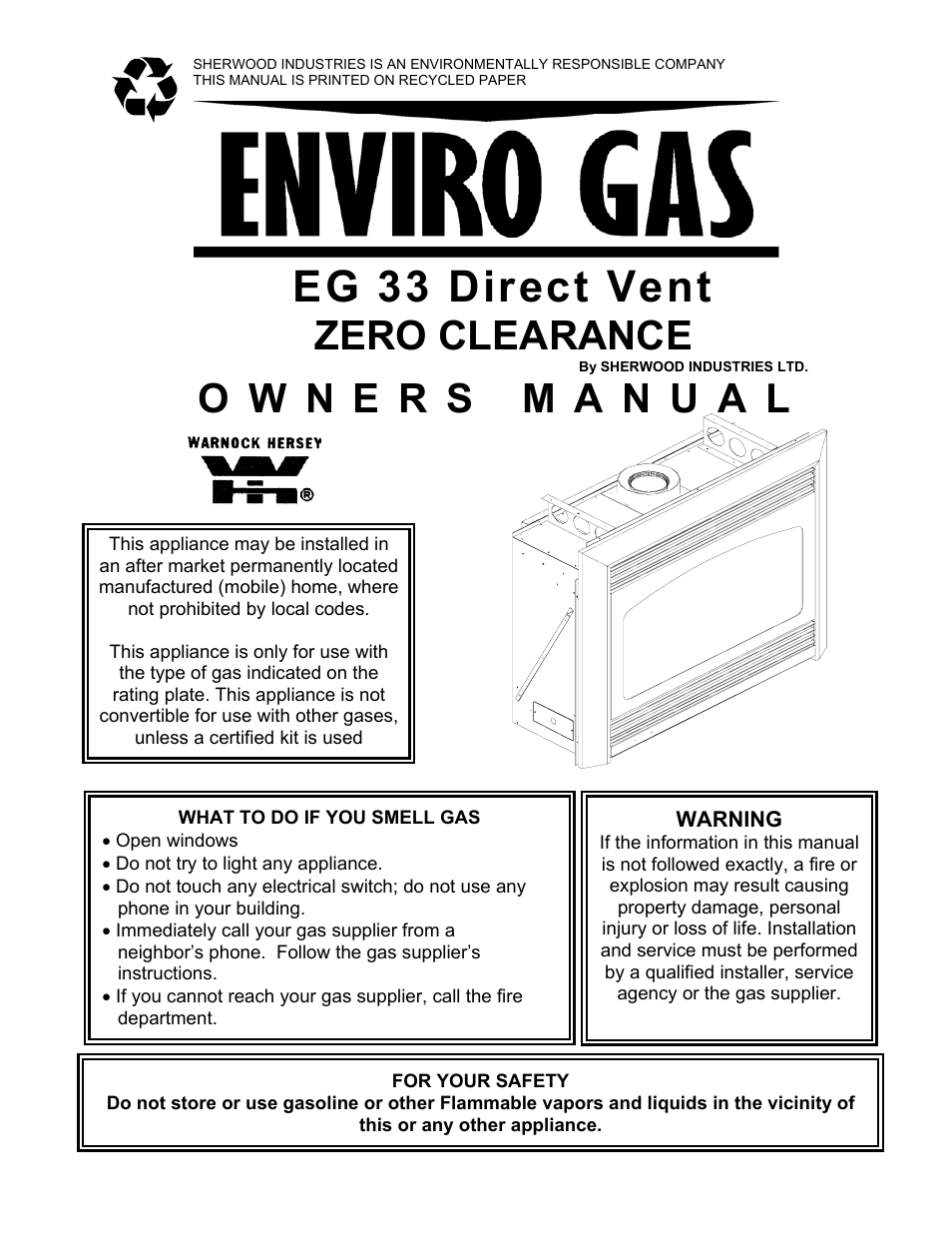 Enviro EG 33 User Manual | 22 pages