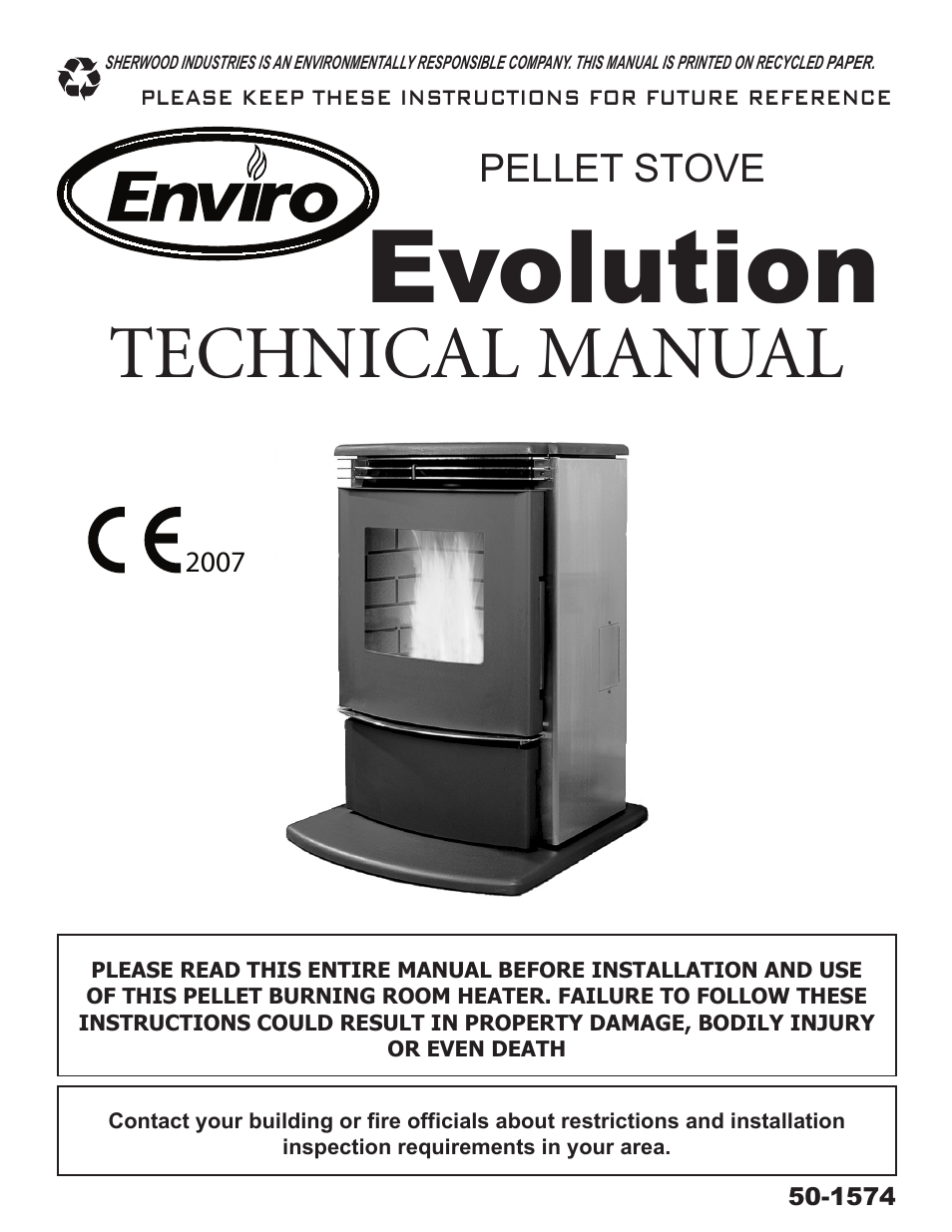 Enviro 50-1574 User Manual | 30 pages