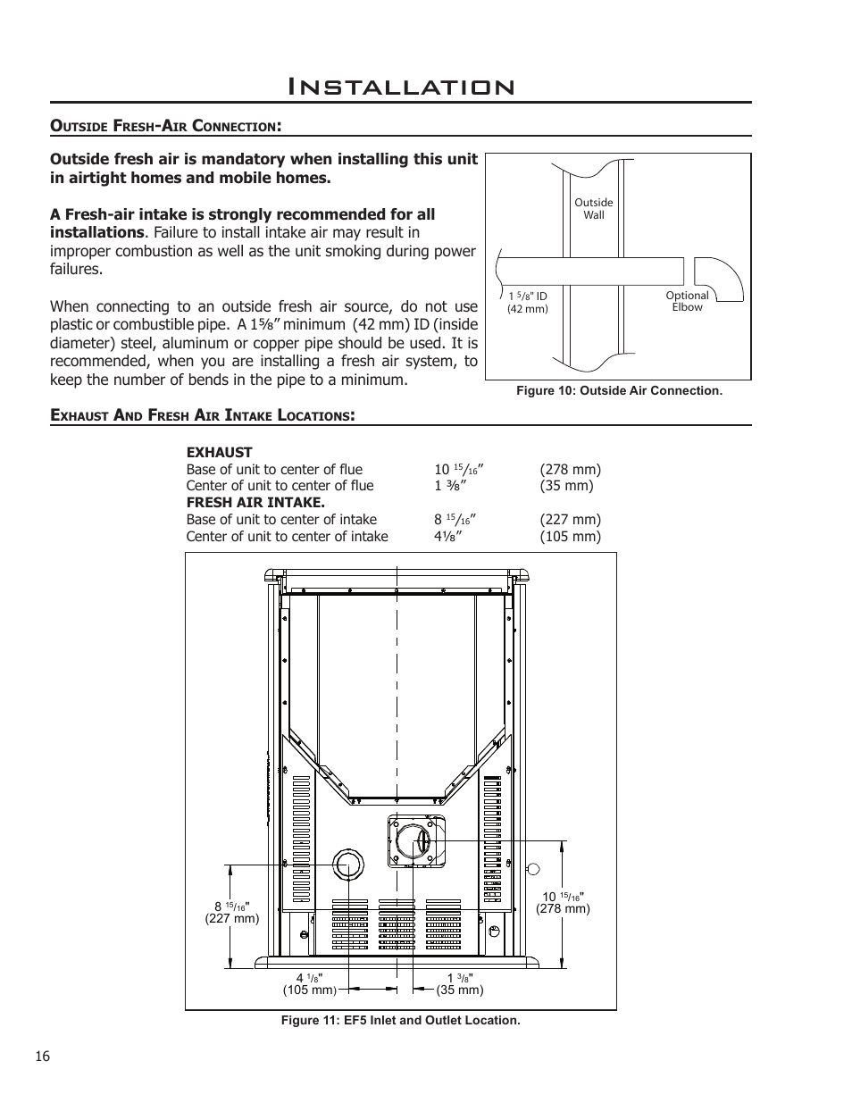 Installation | Enviro C-11023 User Manual | Page 16 / 36