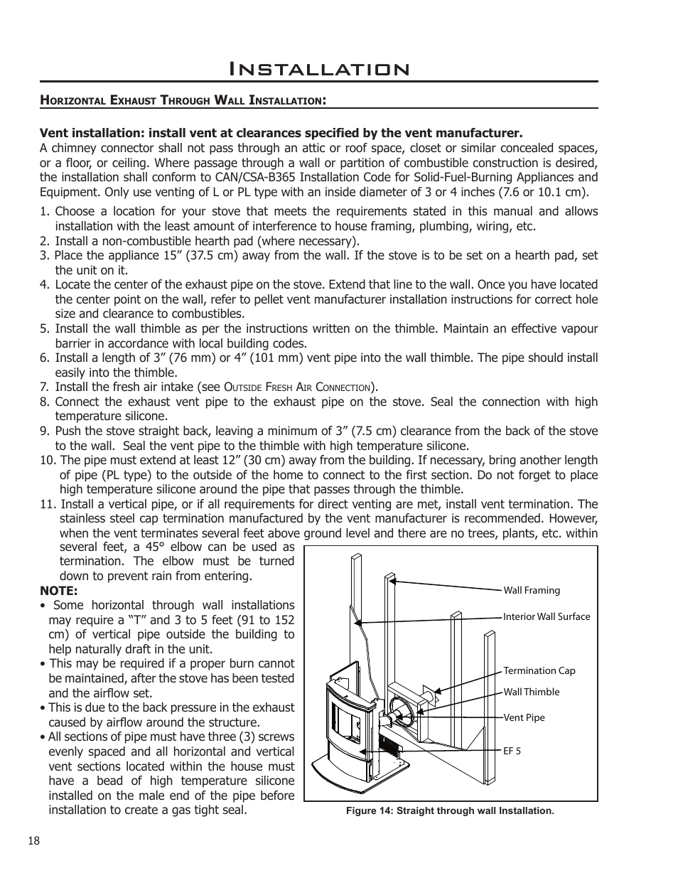 Installation | Enviro C-11023 User Manual | Page 18 / 36