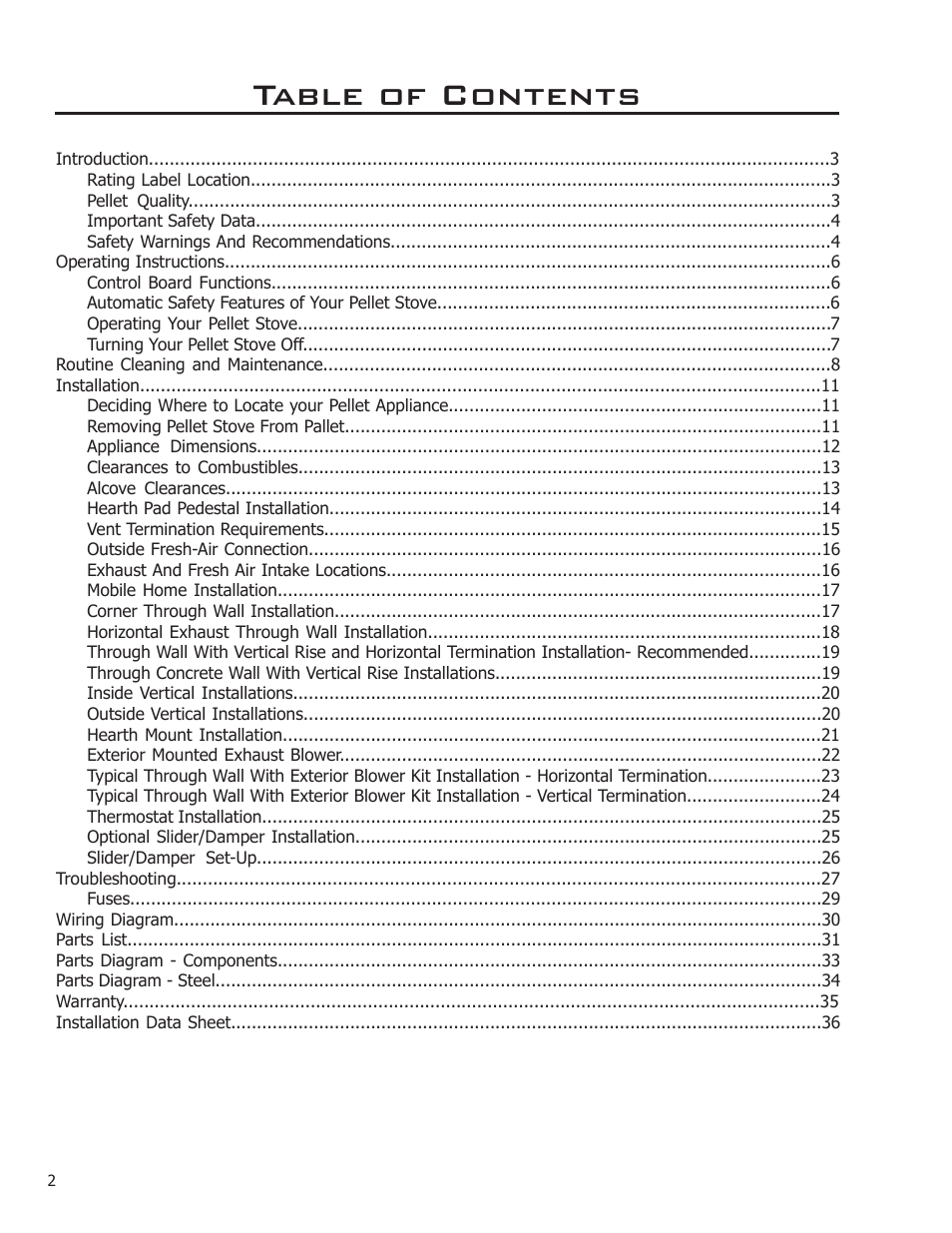 Enviro C-11023 User Manual | Page 2 / 36