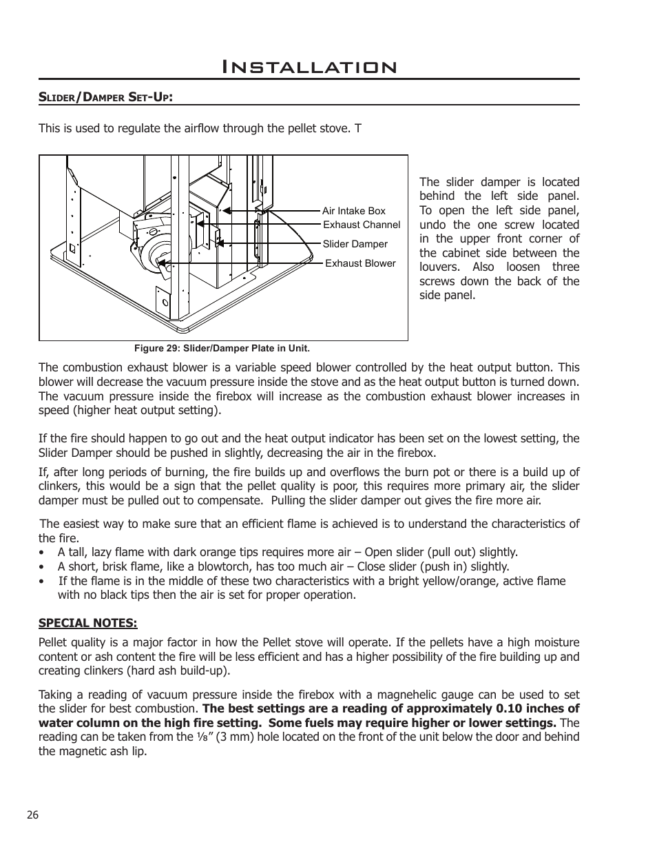 Installation | Enviro C-11023 User Manual | Page 26 / 36