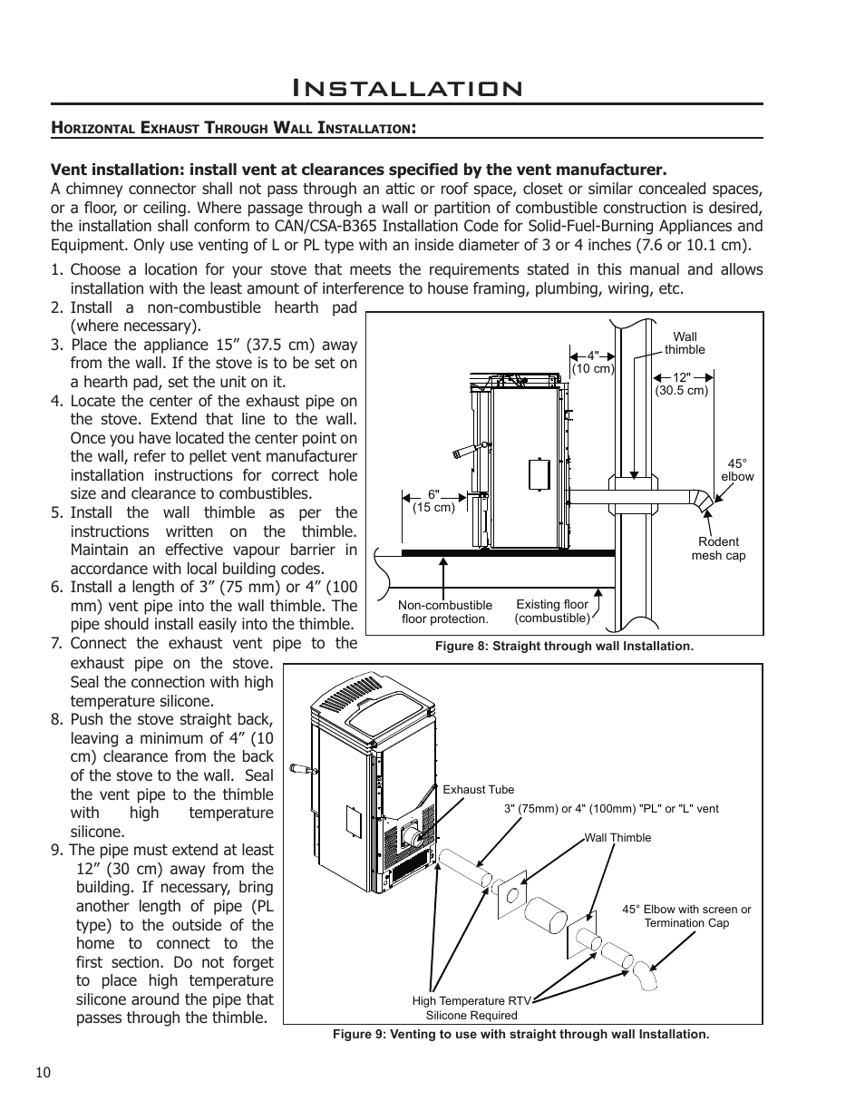 Installation | Enviro 50-1095 User Manual | Page 10 / 31