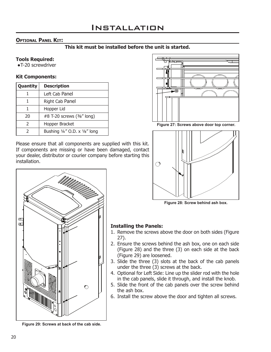 Installation | Enviro 50-1095 User Manual | Page 20 / 31