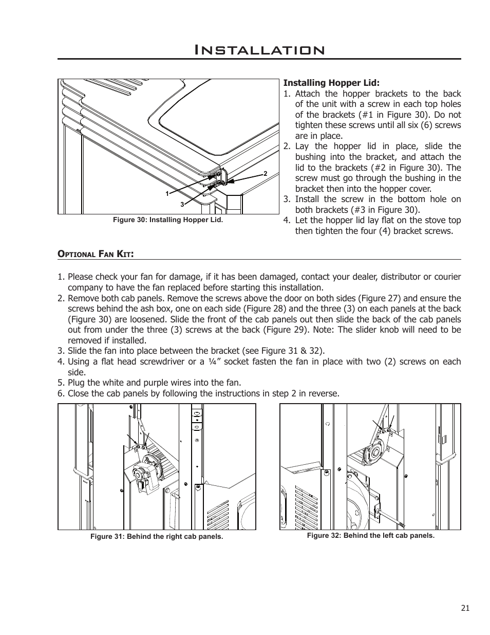 Installation | Enviro 50-1095 User Manual | Page 21 / 31