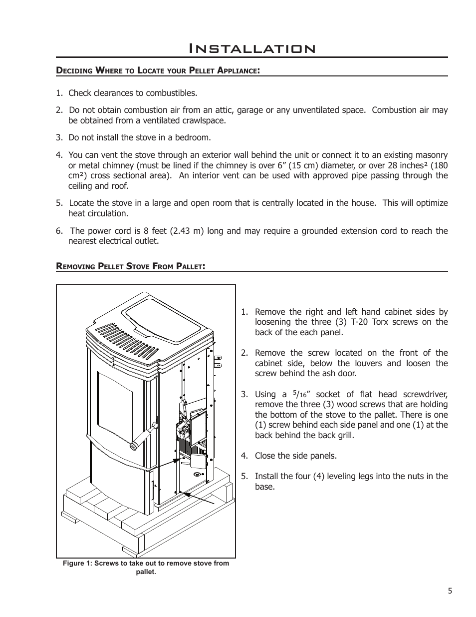 Installation | Enviro 50-1095 User Manual | Page 5 / 31