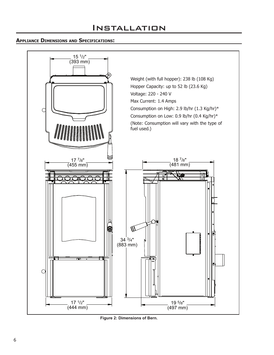 Installation | Enviro 50-1095 User Manual | Page 6 / 31