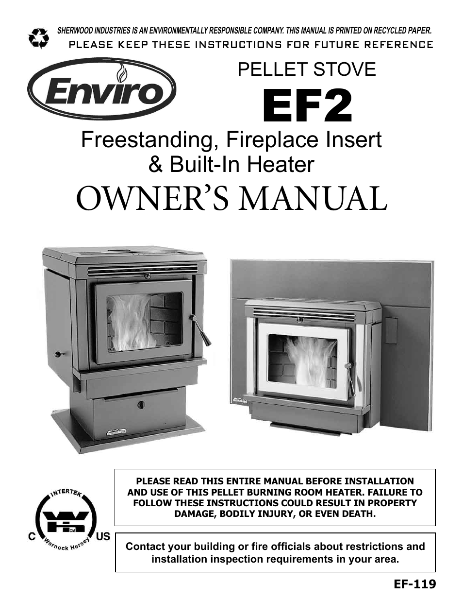 Enviro EF2 User Manual | 39 pages