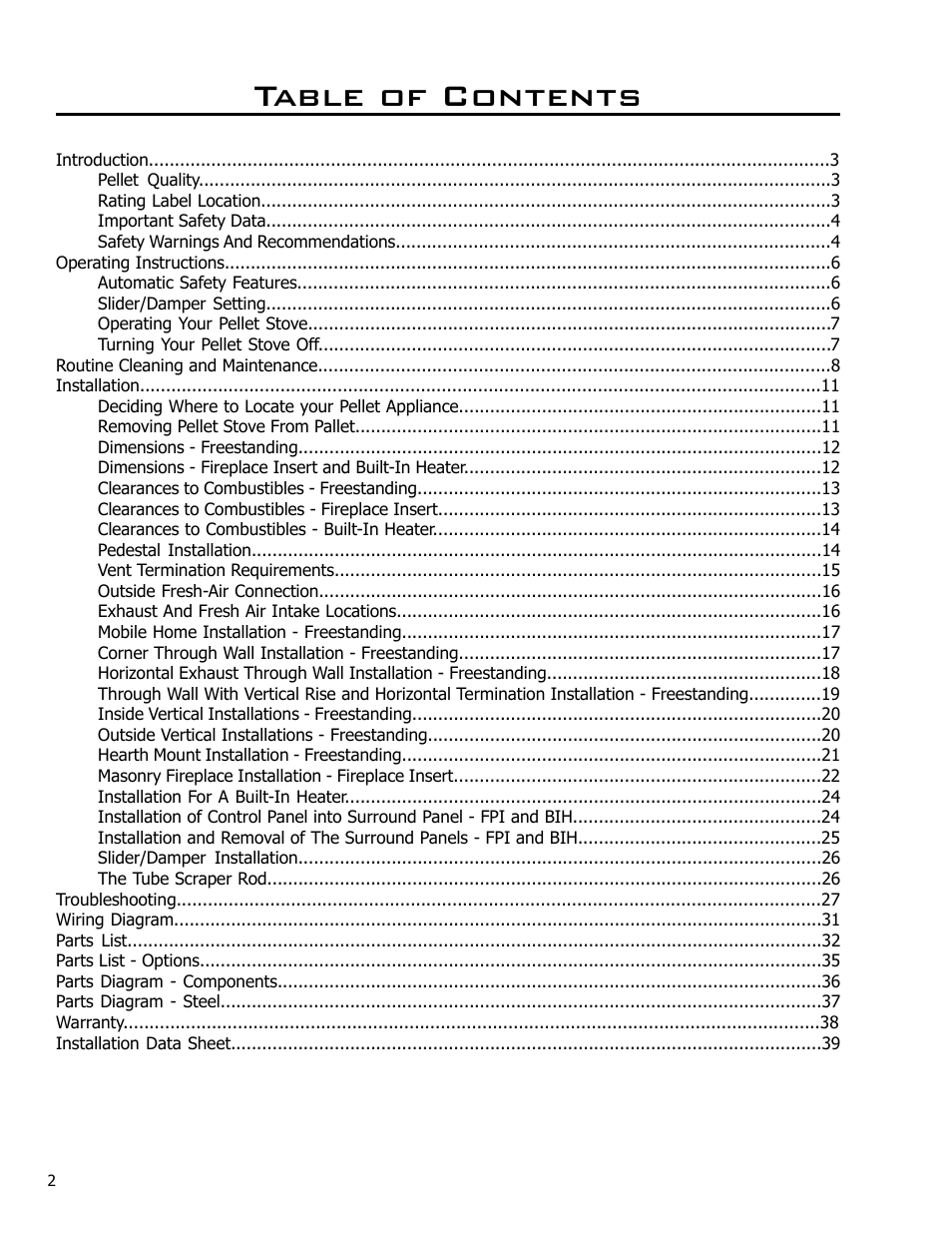 Enviro EF2 User Manual | Page 2 / 39