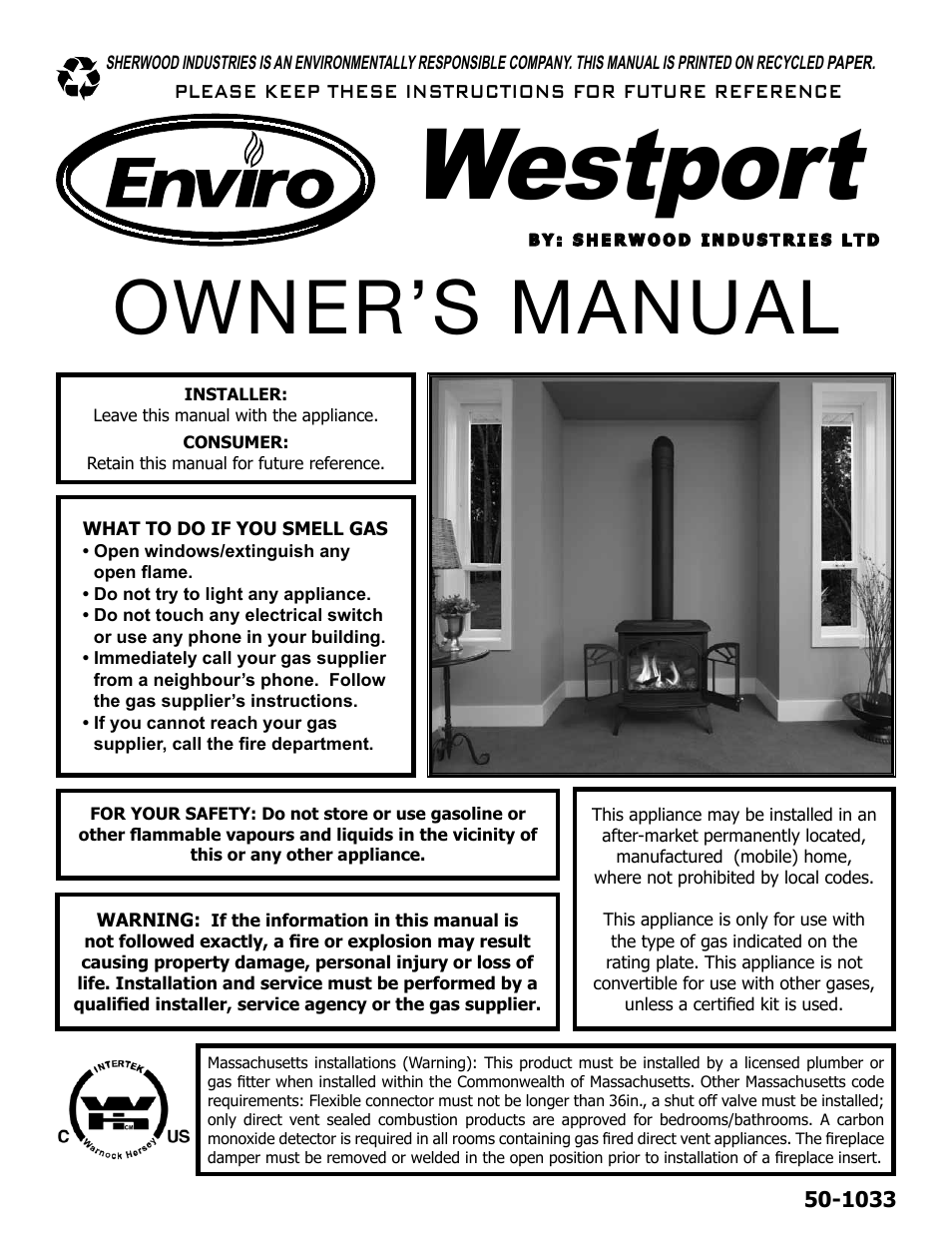 Enviro Westport C-10381 User Manual | 48 pages