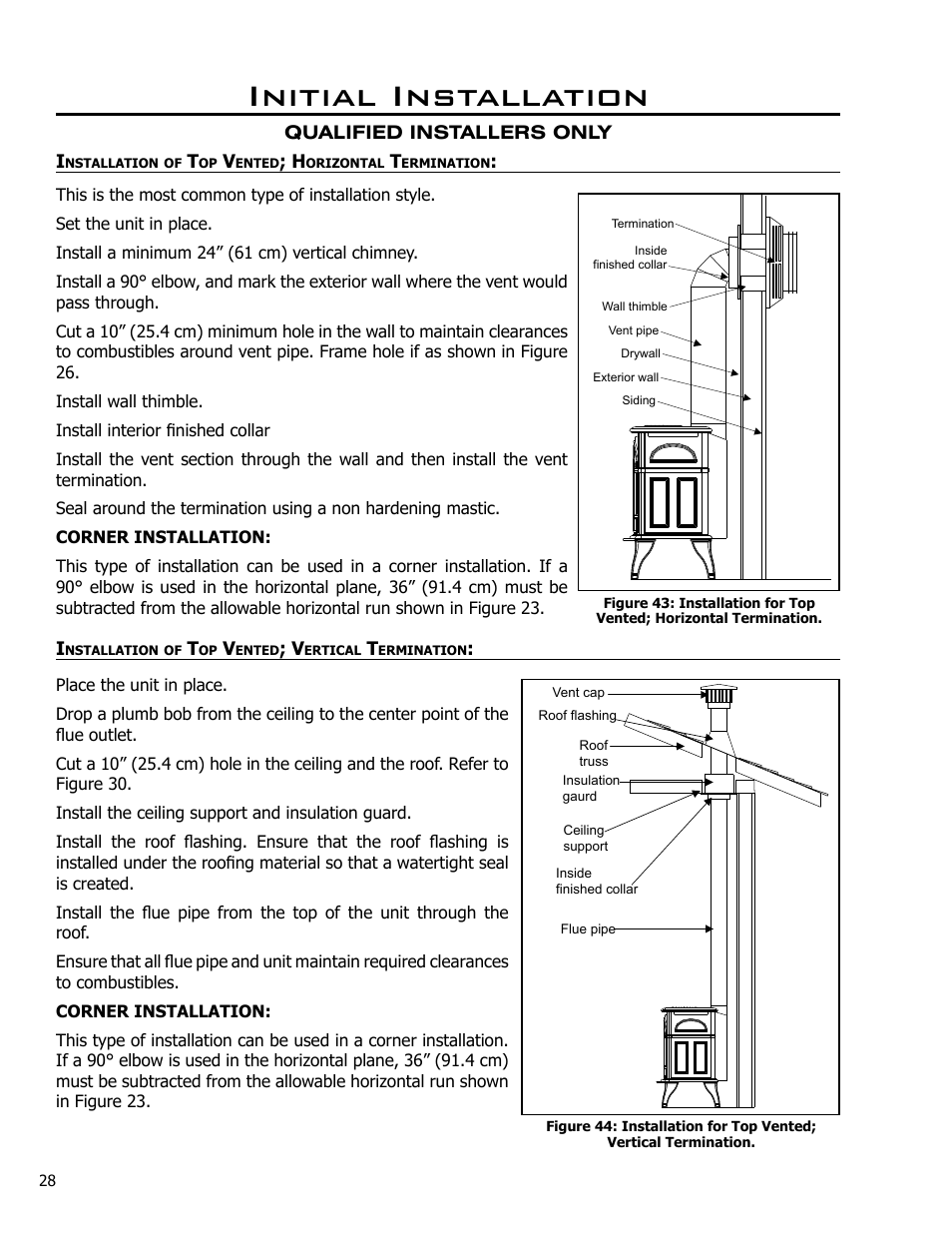 Initial installation | Enviro Westport C-10381 User Manual | Page 28 / 48