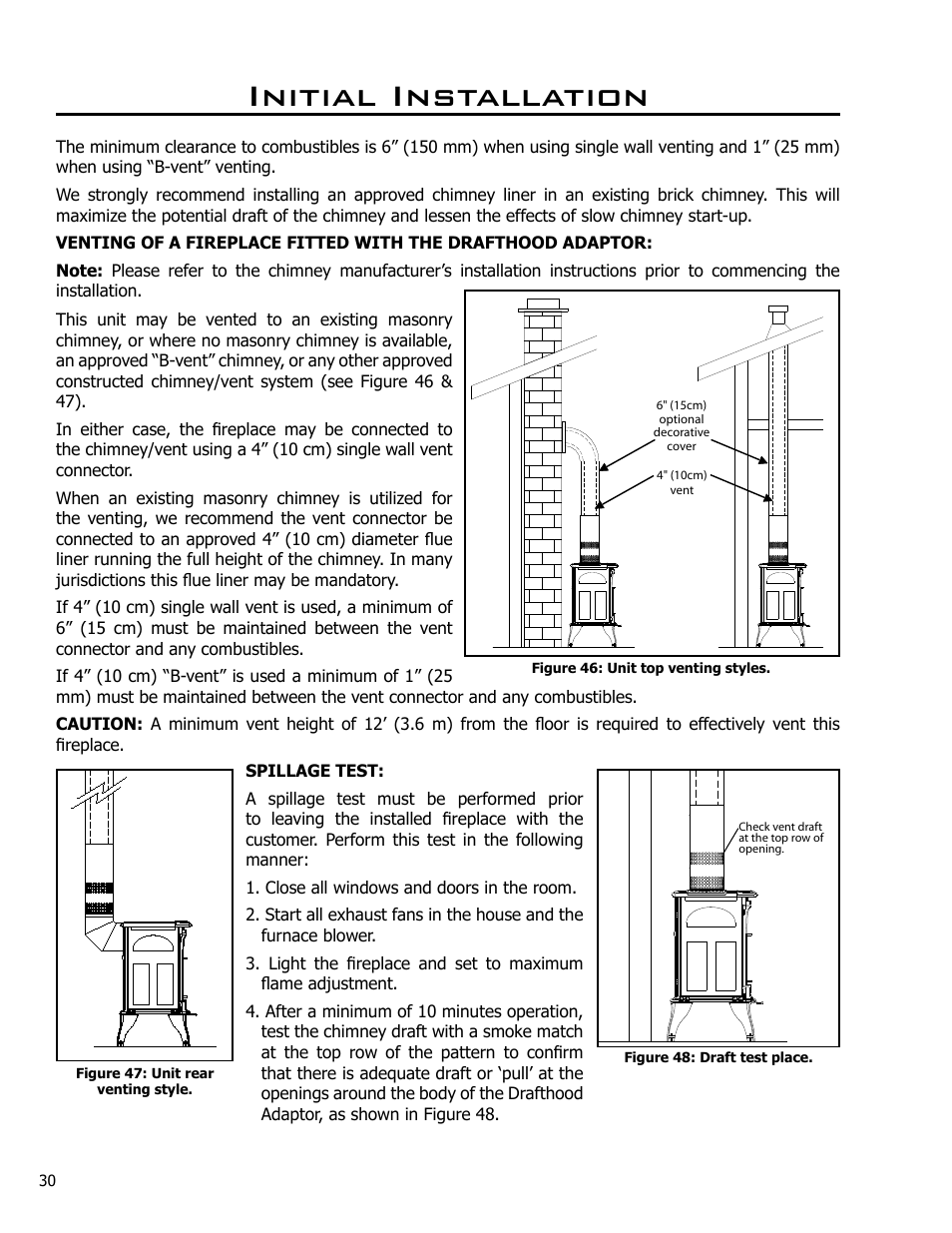 Initial installation | Enviro Westport C-10381 User Manual | Page 30 / 48
