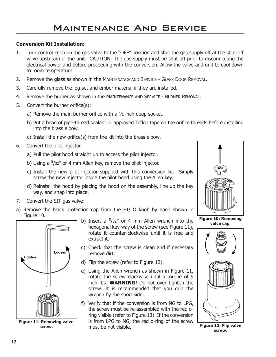 Maintenance and service | Enviro DV36 User Manual | Page 12 / 40