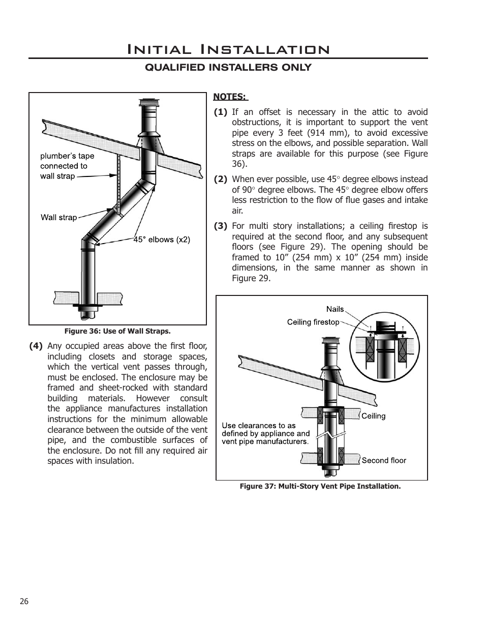 Initial installation | Enviro DV36 User Manual | Page 26 / 40