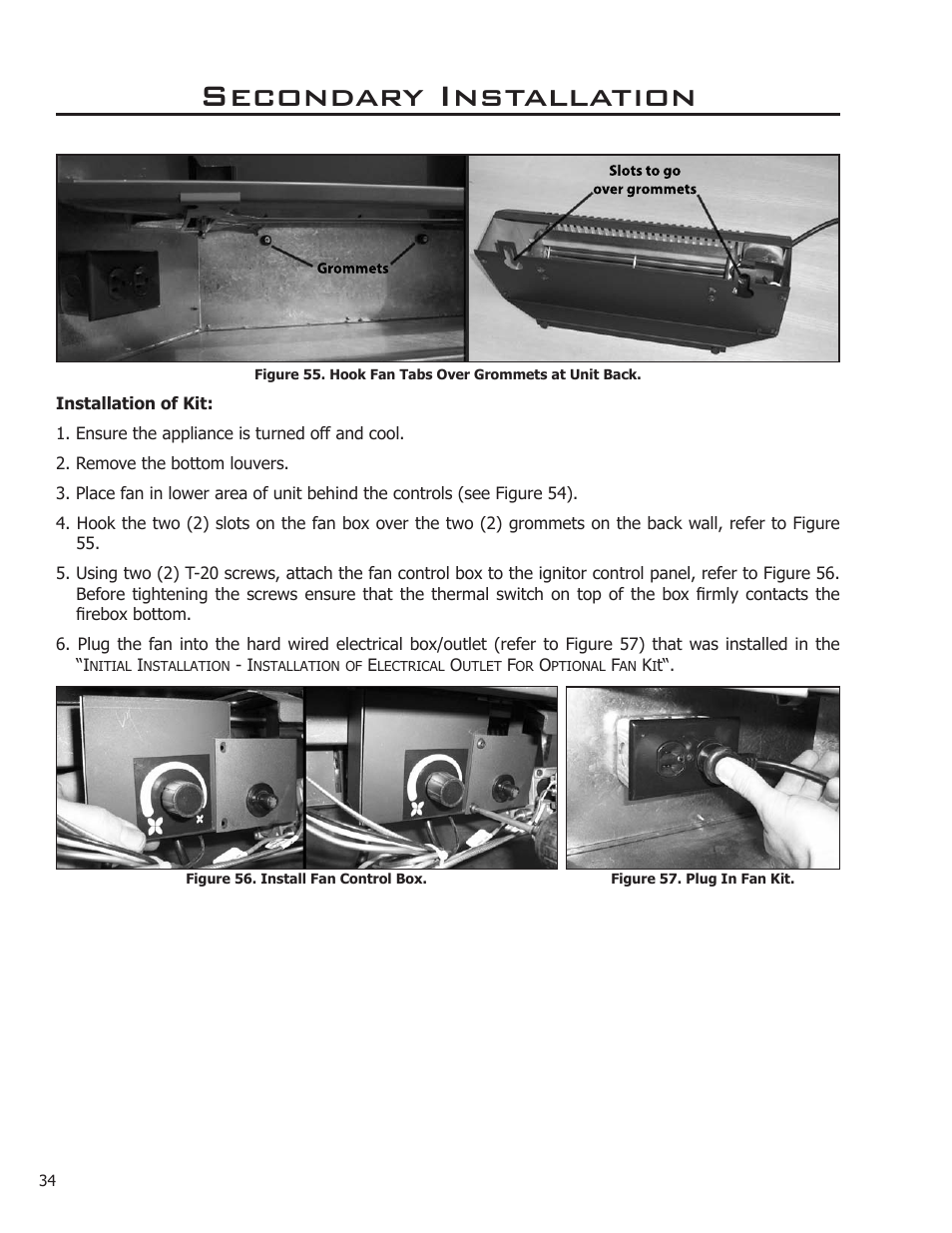 Secondary installation | Enviro DV36 User Manual | Page 34 / 40