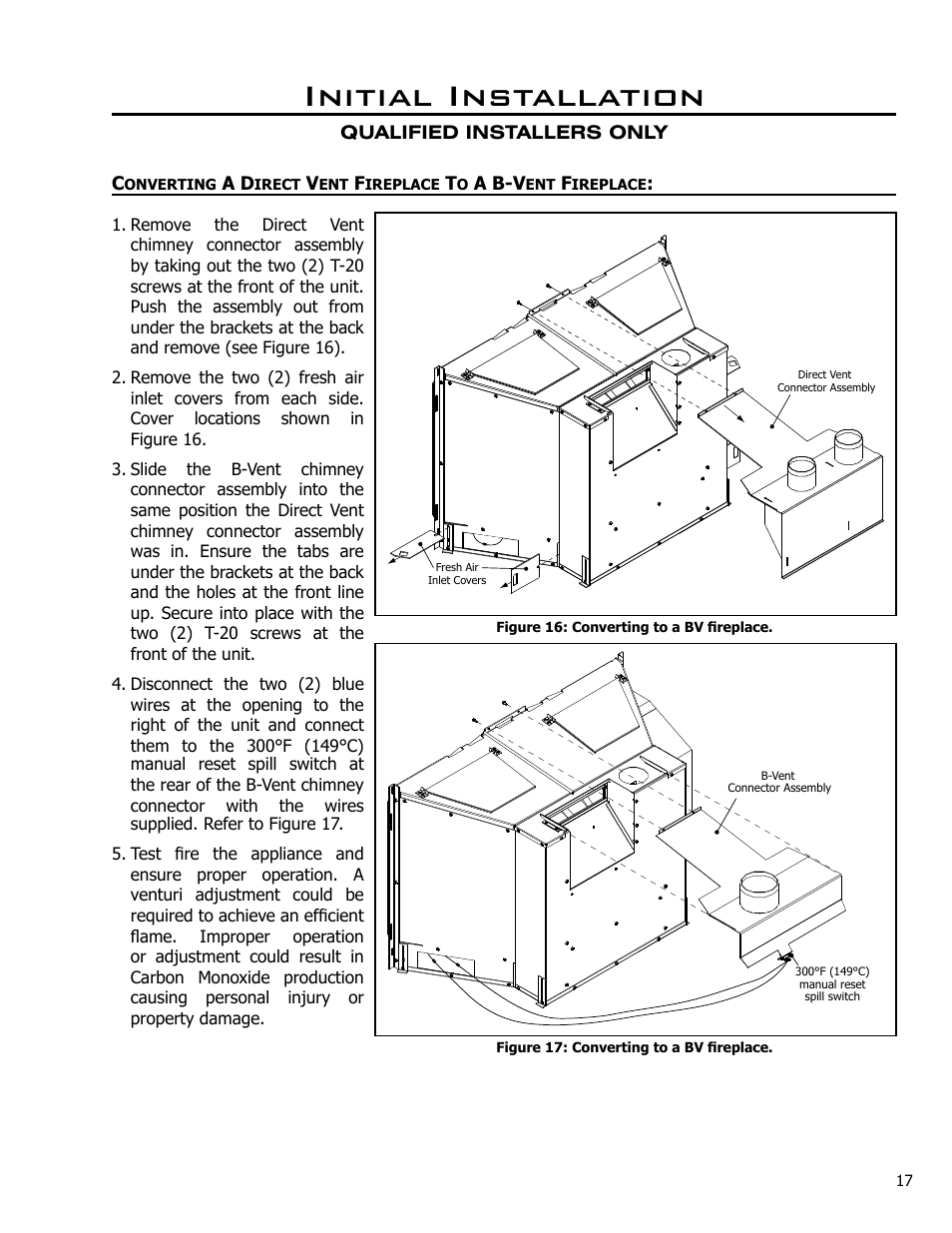 Initial installation | Enviro C-10637 User Manual | Page 17 / 31