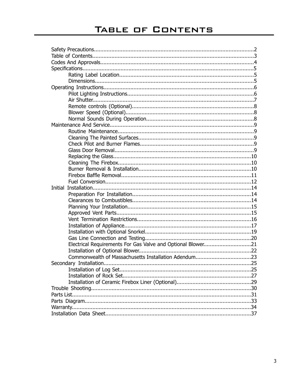 Enviro Cara DR C-11500 User Manual | Page 3 / 37