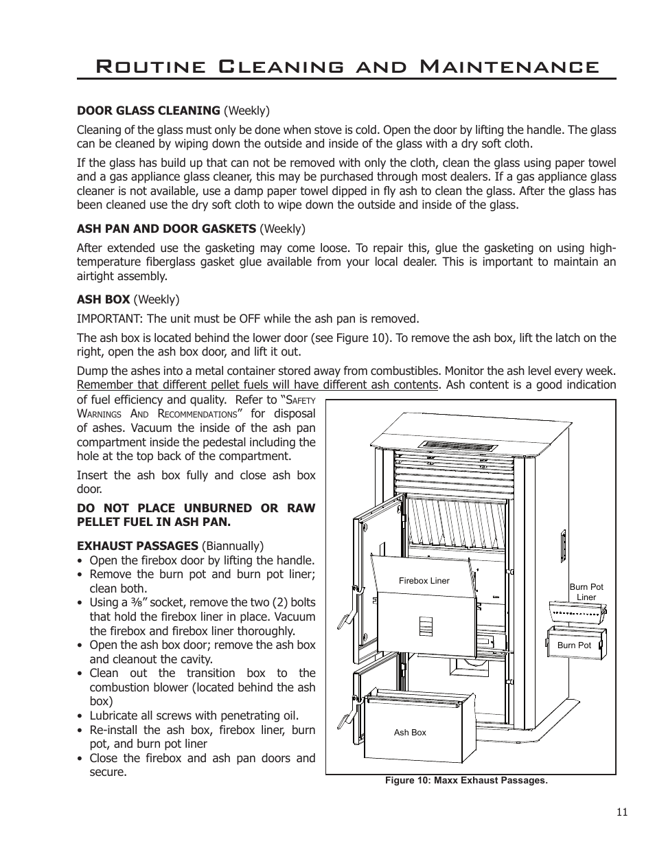 Routine cleaning and maintenance | Enviro MAX 50-1531 User Manual | Page 11 / 16
