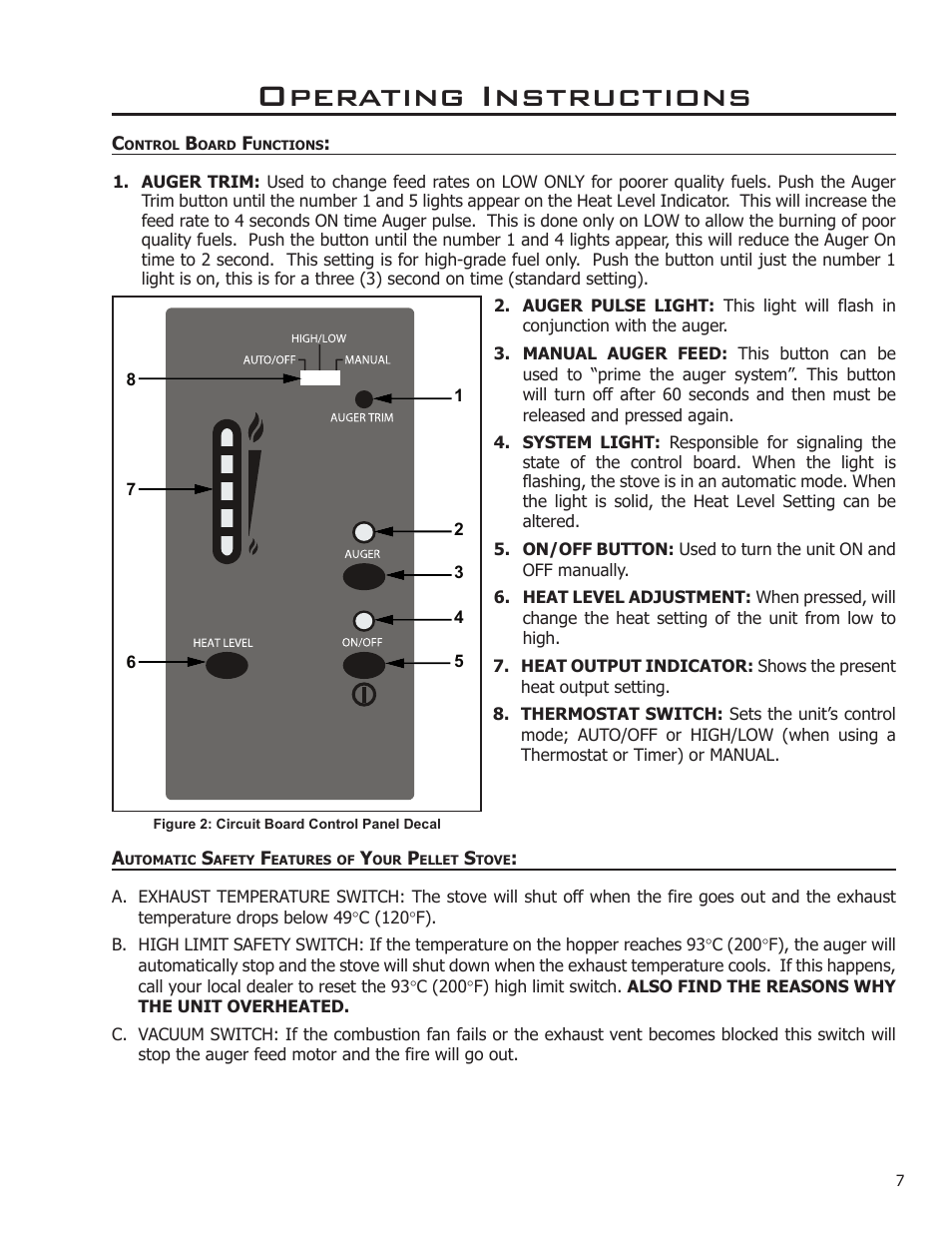 Operating instructions | Enviro MAX 50-1531 User Manual | Page 7 / 16