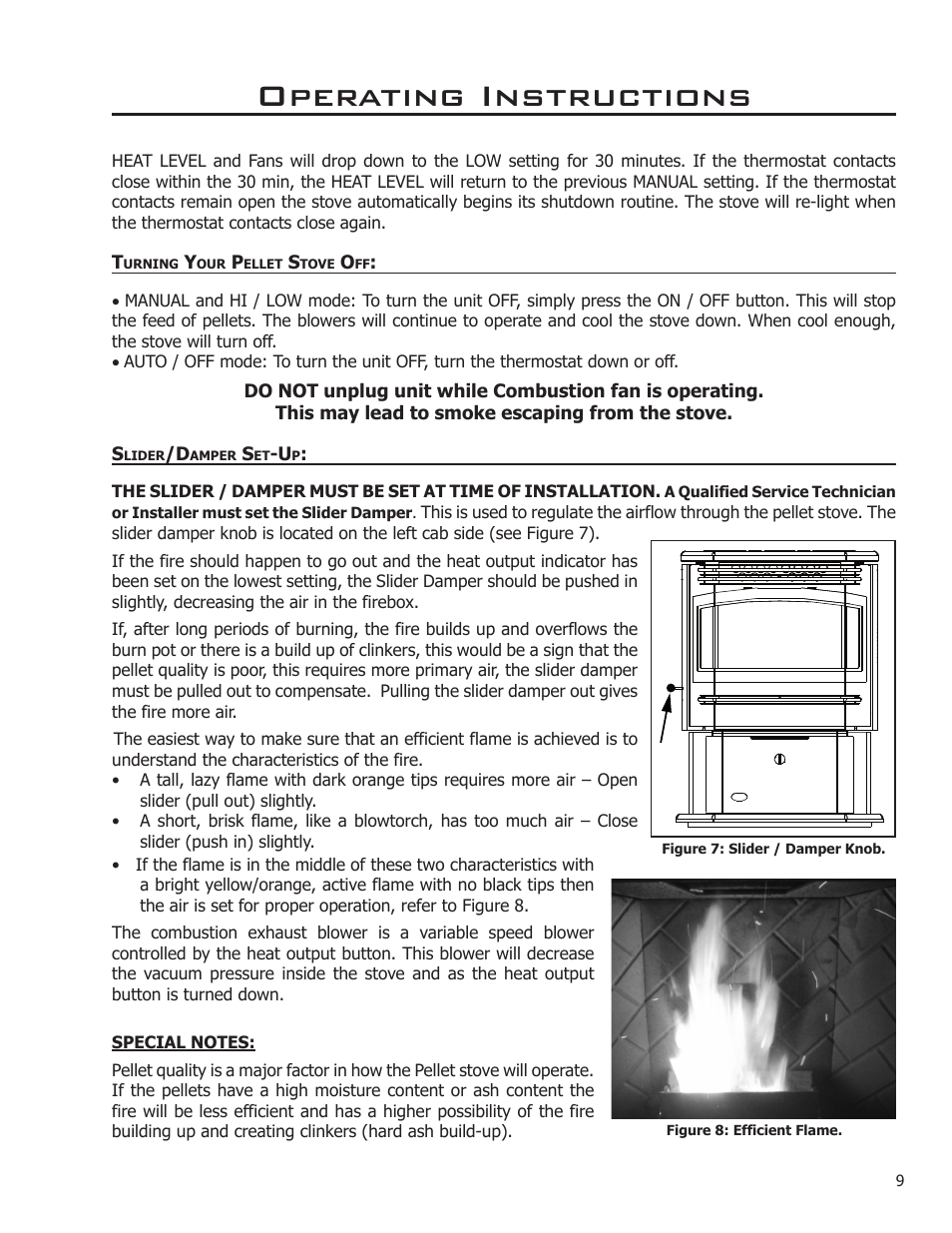 Operating instructions | Enviro Meridian C-11153 User Manual | Page 9 / 15