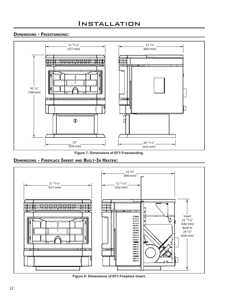 Installation | Enviro EF3 User Manual | Page 12 / 38