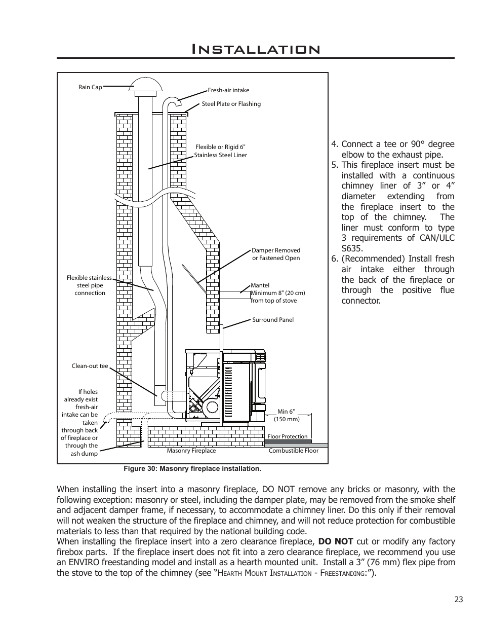 Installation | Enviro EF3 User Manual | Page 23 / 38