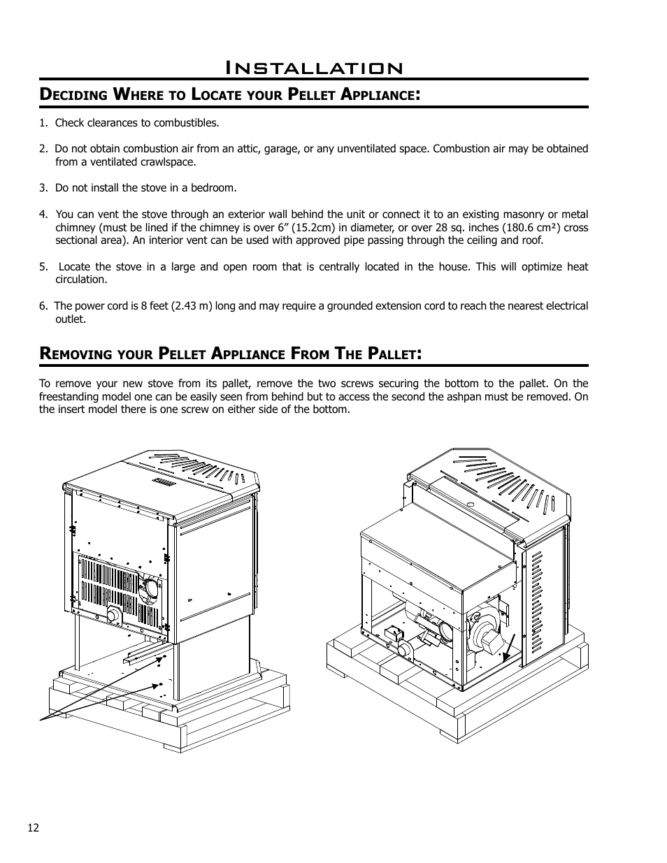 Installation | Enviro Meridian C-10135 User Manual | Page 12 / 38