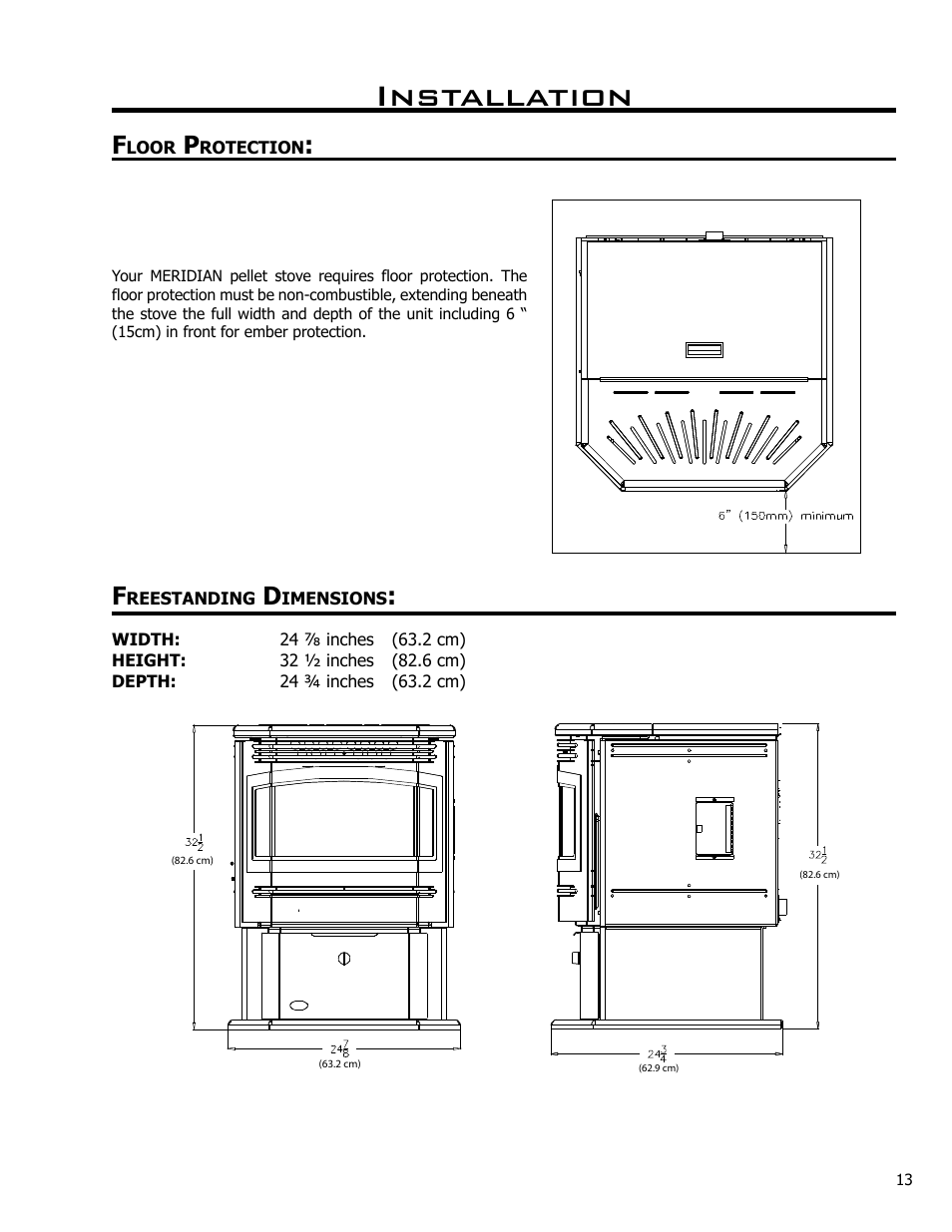 Installation | Enviro Meridian C-10135 User Manual | Page 13 / 38