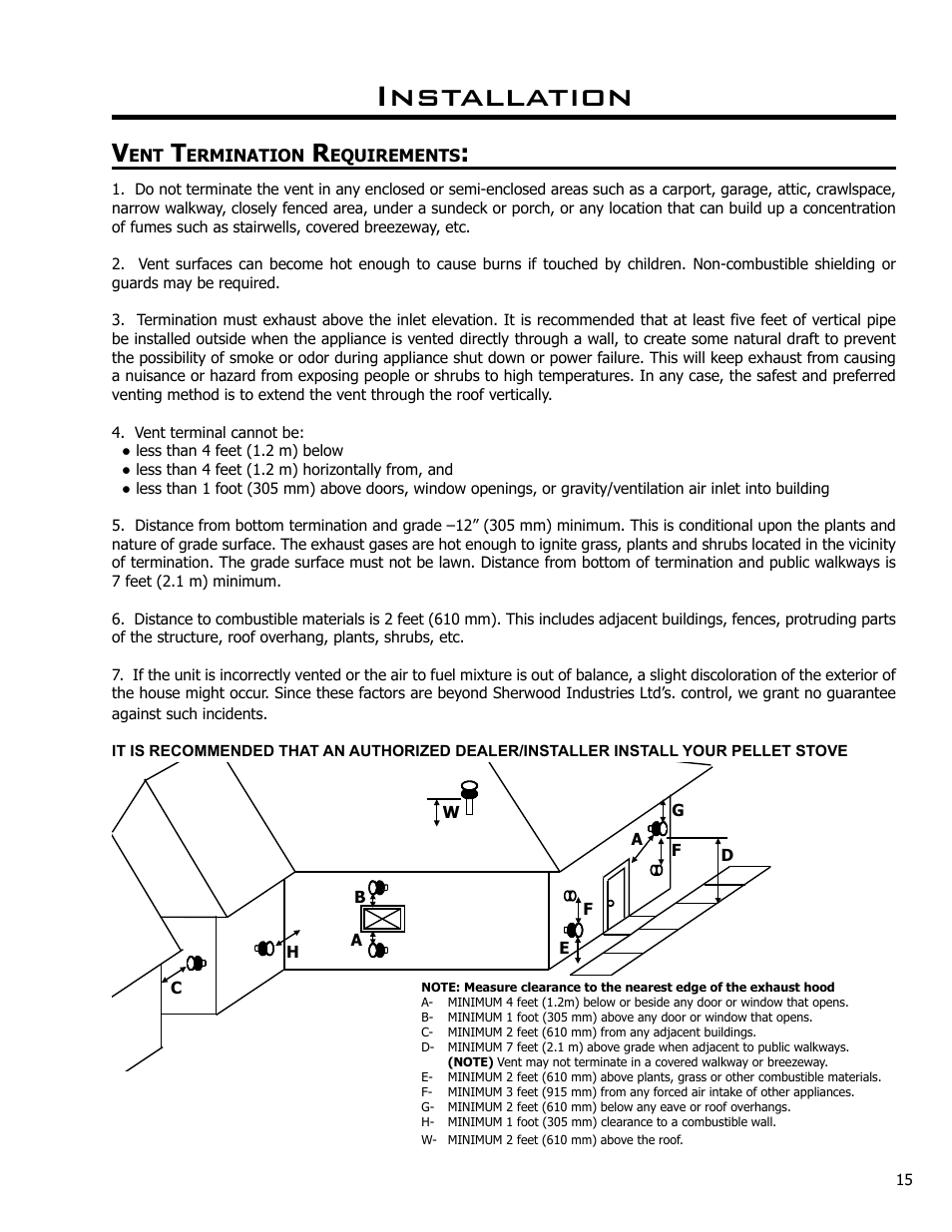 Installation | Enviro Meridian C-10135 User Manual | Page 15 / 38