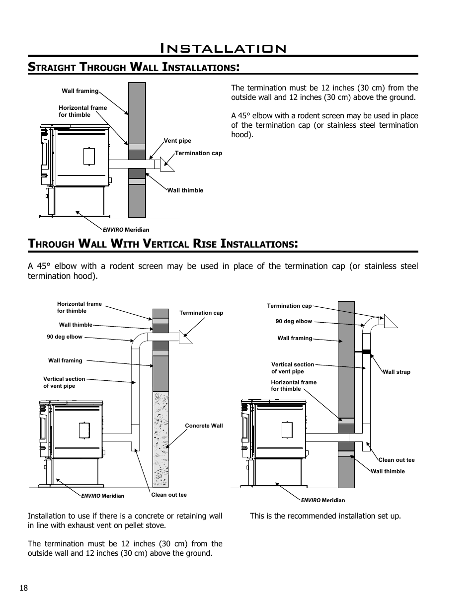 Installation | Enviro Meridian C-10135 User Manual | Page 18 / 38