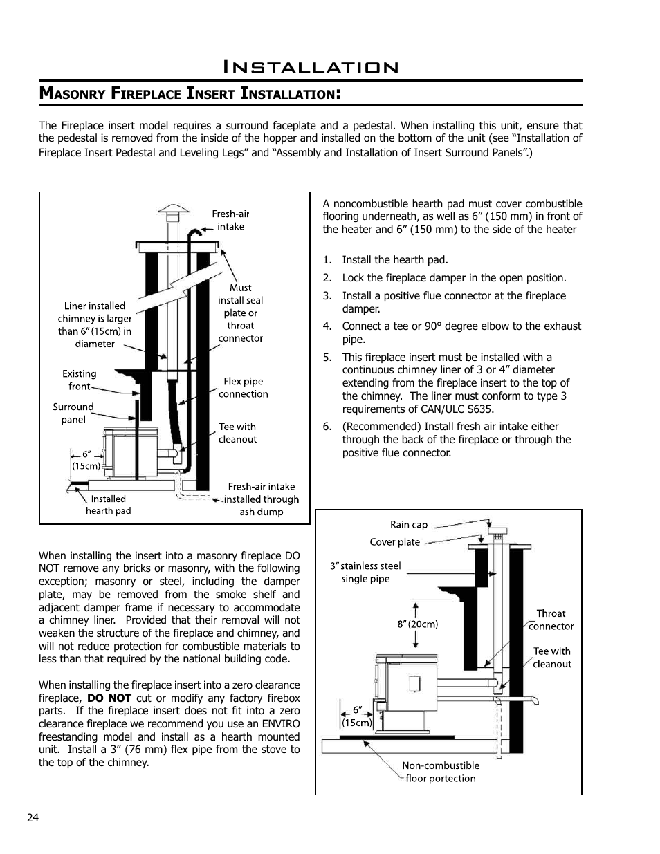 Installation | Enviro Meridian C-10135 User Manual | Page 24 / 38