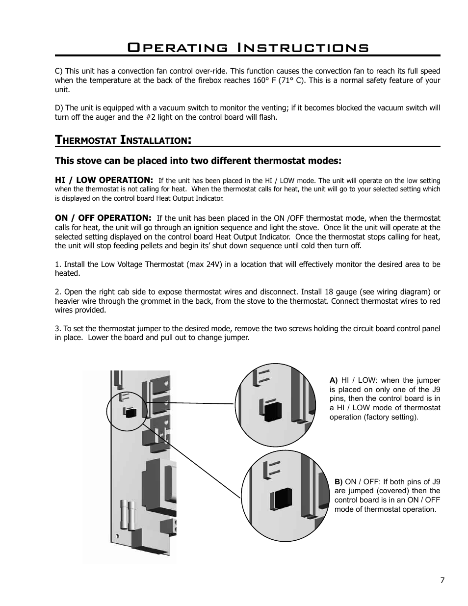 Operating instructions | Enviro Meridian C-10135 User Manual | Page 7 / 38