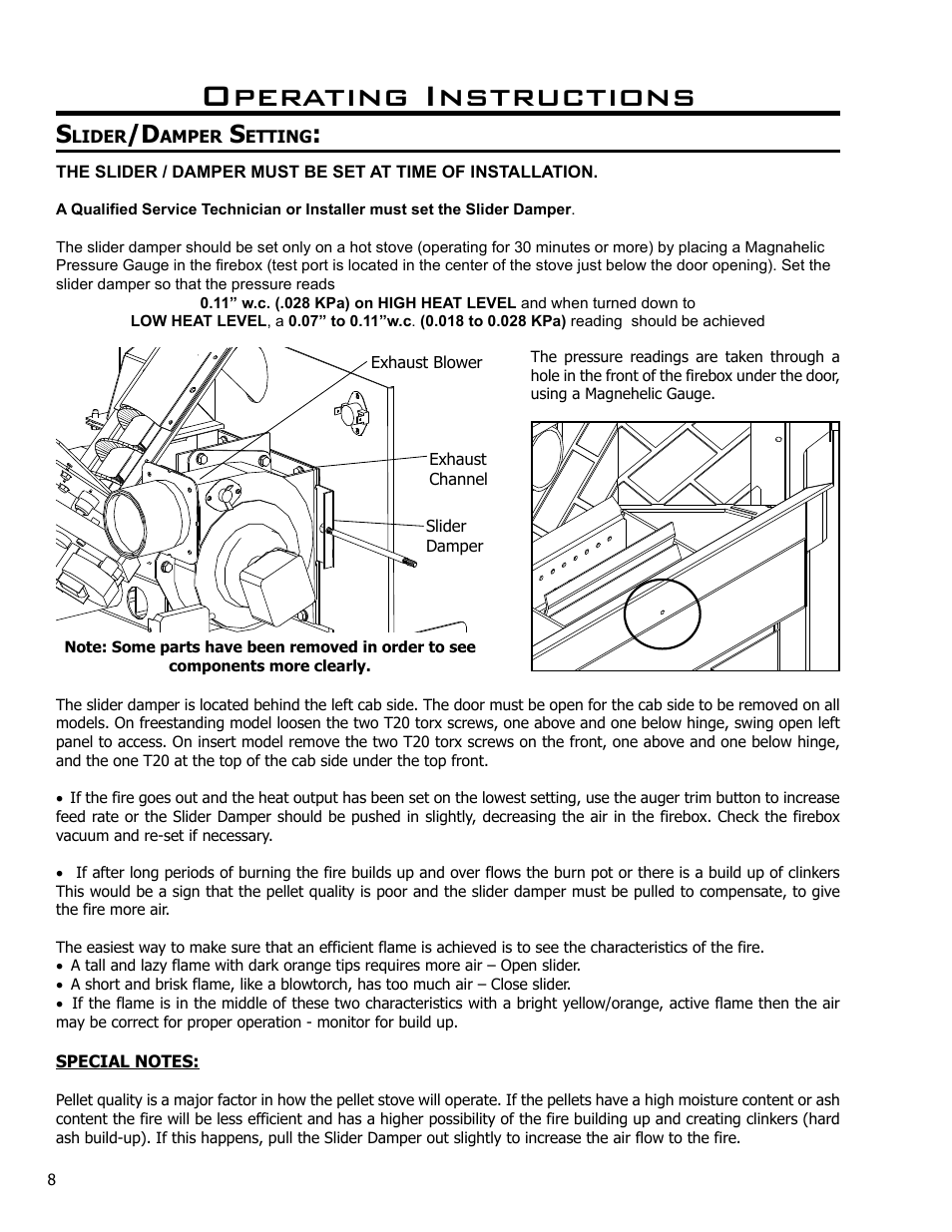 Operating instructions | Enviro Meridian C-10135 User Manual | Page 8 / 38