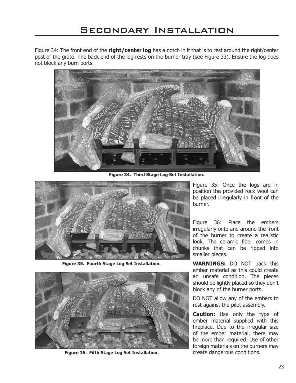 Secondary installation | Enviro C-11212 User Manual | Page 23 / 35