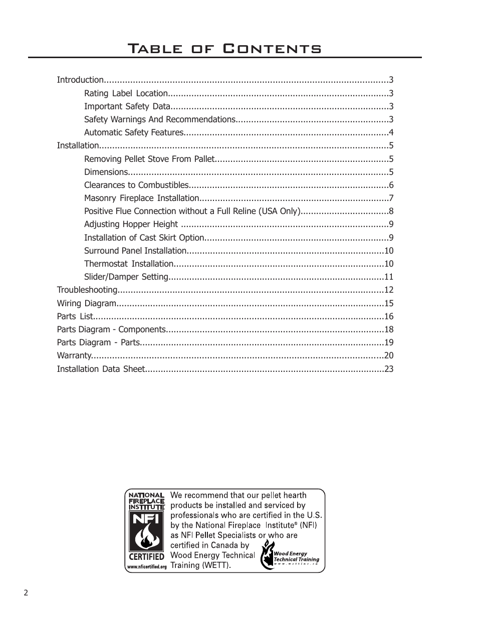 Enviro 50-1386 User Manual | Page 2 / 23