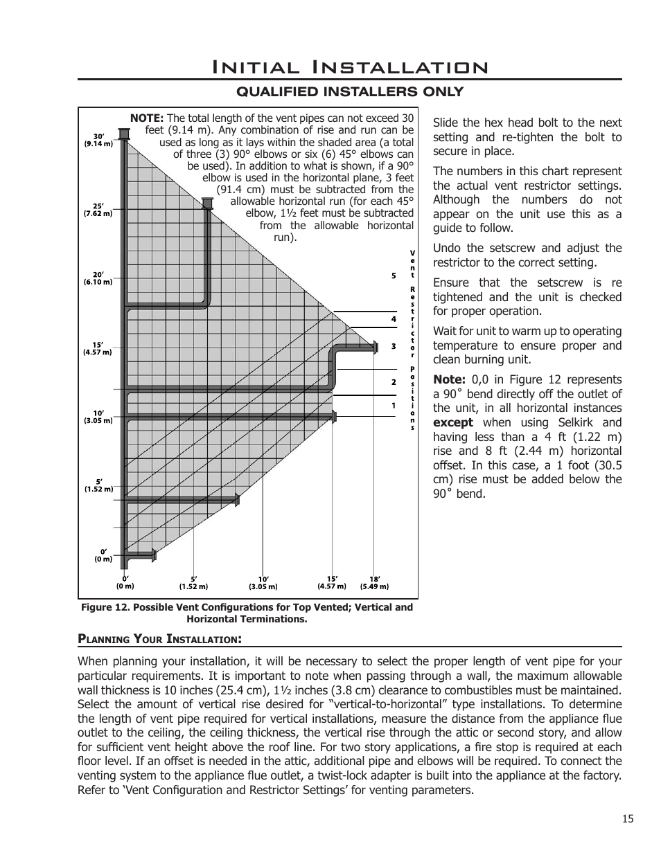 Initial installation | Enviro C-10914 User Manual | Page 15 / 46