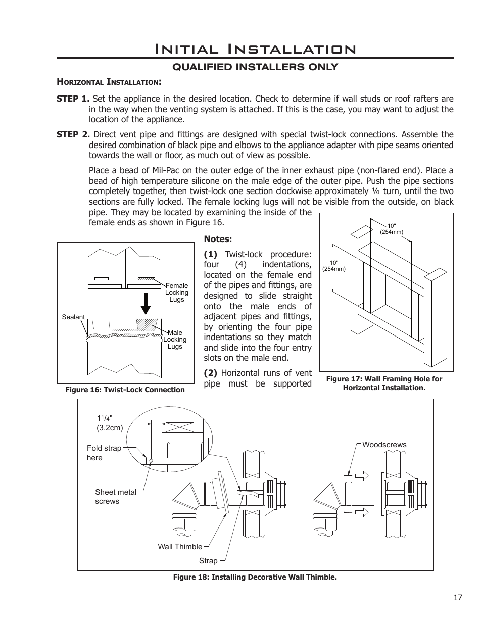 Initial installation | Enviro C-10914 User Manual | Page 17 / 46
