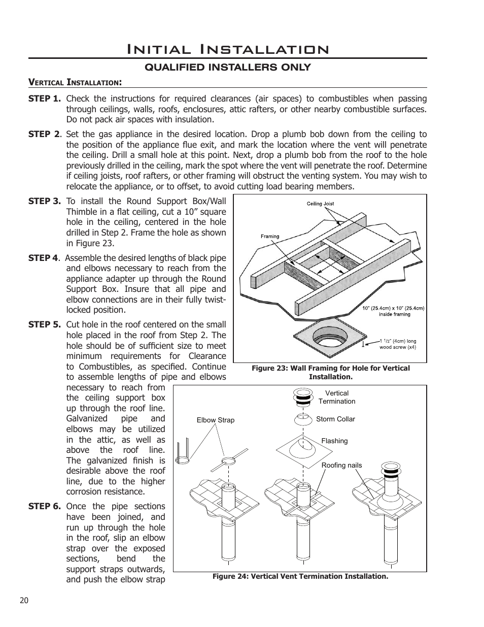 Initial installation | Enviro C-10914 User Manual | Page 20 / 46