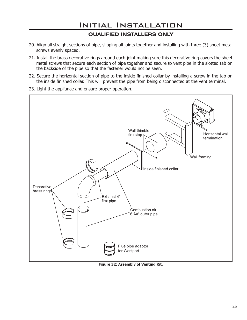 Initial installation | Enviro C-10914 User Manual | Page 25 / 46