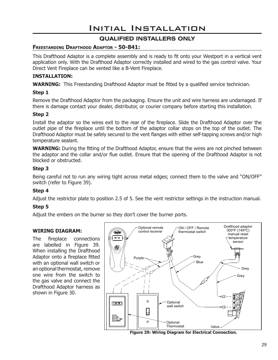 Initial installation | Enviro C-10914 User Manual | Page 29 / 46